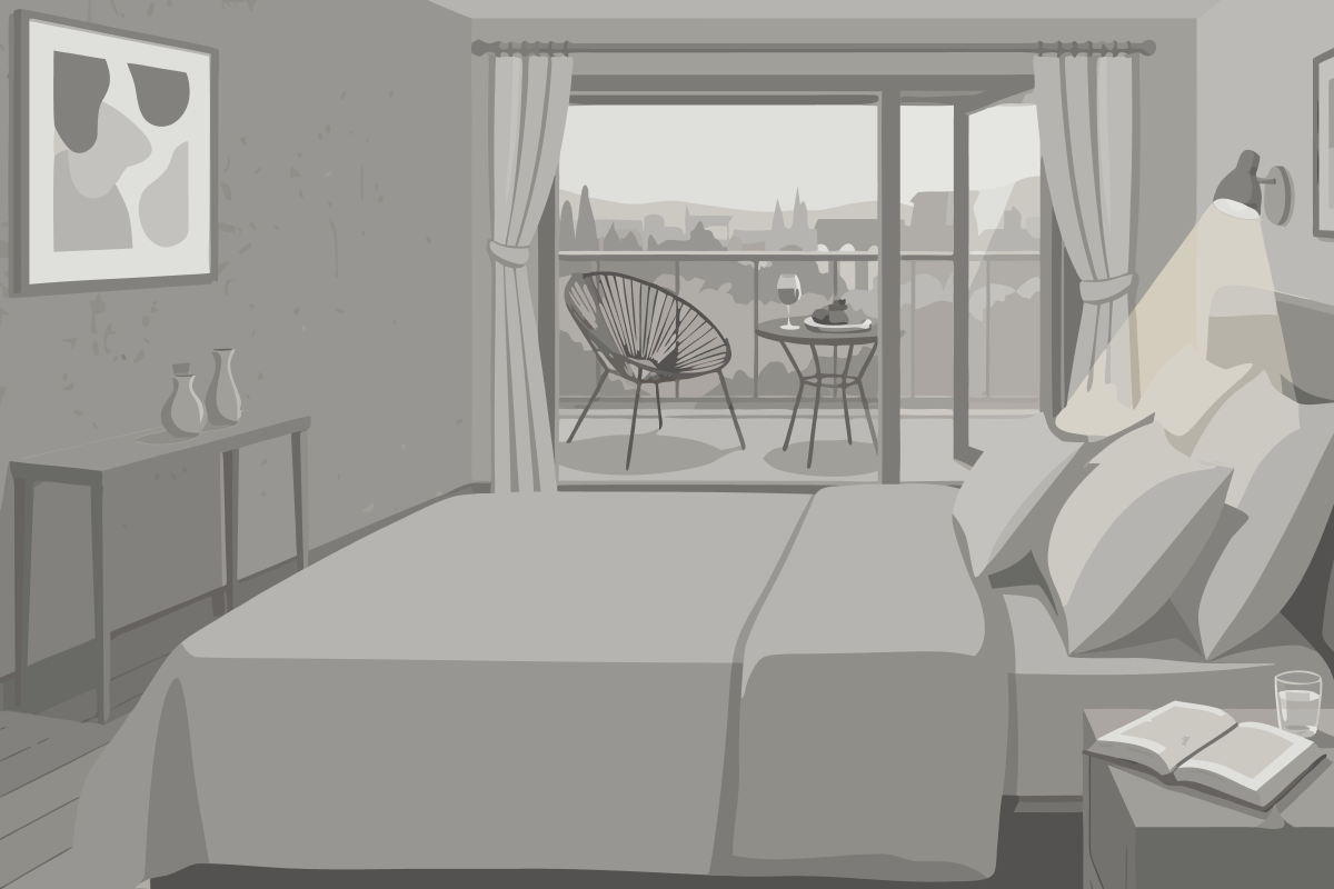 Single Room with Private Bathroom